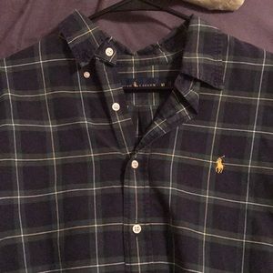 Polo Ralph Lauren plaid button down XL